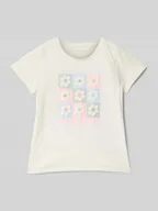 Koszulki dla dziewczynek - T-shirt o kroju regular fit z czystej bawełny - miniaturka - grafika 1