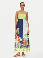 Sukienki - Seafolly Sukienka letnia Cuba 55439-DR Kolorowy Relaxed Fit - miniaturka - grafika 1