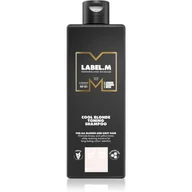 Szampony do włosów - Label.M Cool Blonde Toning Shampoo - 300 ml - Srebrny szampon dla kobiet - do wszystkich rodzajów włosów - miniaturka - grafika 1