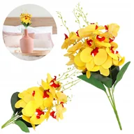 Sztuczne kwiaty - SZTUCZNE KWIATY na balkon cmentarz bukiety dekoracyjne do wazonu STORCZYK - miniaturka - grafika 1