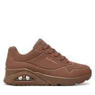 Sneakersy damskie - Sneakersy Skechers Uno - Stand on Air 73690 BRN Brązowy - miniaturka - grafika 1