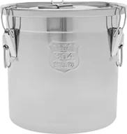 Pojemniki kuchenne - 21L Szczelny pojemnik na żywność ze stali nierdzewnej pojemnik na ziarno pojemnik na ziarno pojemnik kuchenny ze stali nierdzewnej wiadro pojemnik na mąkę wiadro kuchenne z pokrywką - miniaturka - grafika 1