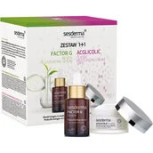 Zestawy kosmetyków damskich - Sesderma Zestaw Acglicolic Nawilżający krem odżywczy SPF 15, 50 ml + Factor G Renew Serum odmładzające, 30 ml - miniaturka - grafika 1