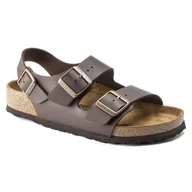 Sandały męskie - Sandały Męskie Birkenstock Milano Bs 0034701 Brązowe - miniaturka - grafika 1