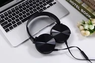 Słuchawki - PLATINET WIRED HEADPHONES Czarne 46105 - miniaturka - grafika 1