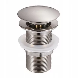 Delvant Korek Umywalkowy Klik-Klak Okrągły Chrom - Korki do umywalek - miniaturka - grafika 1