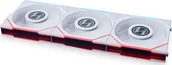 Wentylatory komputerowe - Wentylator Lian Li Uni Fan TL LCD 120 RGB Reverse Blade 3-pack + Hub 12RTLLCD3W - miniaturka - grafika 1