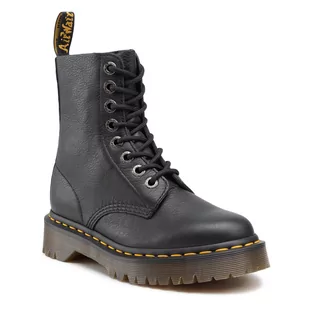 Glany męskie - Glany Dr. Martens - 1460 Pascal Bex 26206001 Black - grafika 1