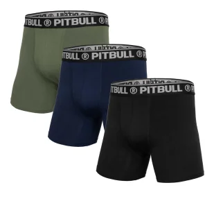 Bokserki 3-pak Pit Bull - Czarne/Oliwkowe/Granatowe - Odzież taktyczna i umundurowanie - miniaturka - grafika 1