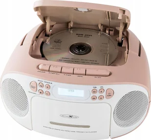 Radioodtwarzacz Reflexion Reflexion RCR2260DAB Boombox weiß/pink - Radioodtwarzacze - miniaturka - grafika 1