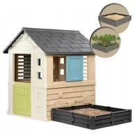 Place zabaw - Smoby Life Domek Ogrodowy Z Piaskownicą Dla Dzieci 2+ - miniaturka - grafika 1
