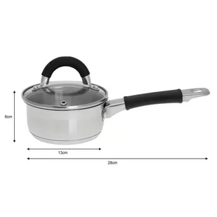 RONDEL Z POKRYWĄ 12cm KINGHOFF KH-1253 0,5L - Rondle - miniaturka - grafika 2
