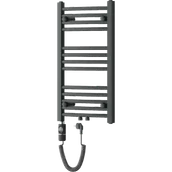 Grzejniki łazienkowe - Mexen Ares grzejnik elektryczny 700 x 400 mm, 300 W, antracyt - W102-0700-400-2300-66 - miniaturka - grafika 1