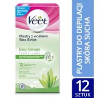 Depilacja - Veet Plastry z woskiem do skóry suchej 12 szt 8040383 - miniaturka - grafika 1