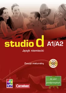 Studio d A1 A2 Język Niemiecki Zeszyt Maturalny - Książki do nauki języka niemieckiego - miniaturka - grafika 1