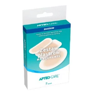 APTEO CARE, Zestaw plastrów na pęcherze, 7 sztuk - Apteczki i materiały opatrunkowe - miniaturka - grafika 1