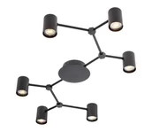 Lampy sufitowe - Redo 01-4048 - Oświetlenie punktowe WEBB 6xGU10/10W/230V czarne - miniaturka - grafika 1