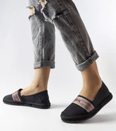 Espadryle damskie - Czarne espadryle Big Star LL274894-39 - miniaturka - grafika 1