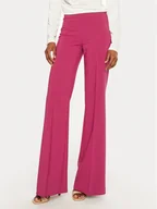 Spodnie damskie - Rinascimento Spodnie materiałowe CFC0119997003 Bordowy Regular Fit - miniaturka - grafika 1