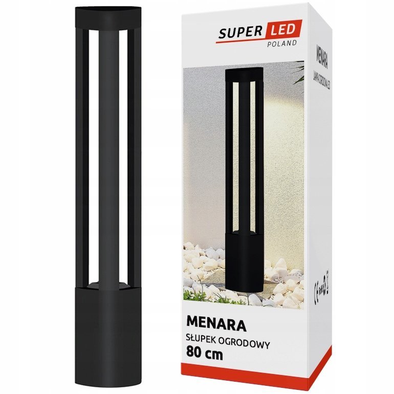 Lampa ogrodowa słupek ogrodowy GX53 80cm PREMIUM na żarówkę LED