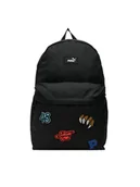 Plecaki szkolne i tornistry - Puma Plecak Phase Patch 091730 01 Czarny - miniaturka - grafika 1