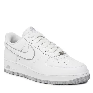 Półbuty męskie - Buty Nike Air Force 1 '07 DV0788 100 White/Wolf Grey/White - grafika 1