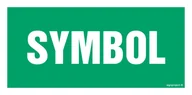 Systemy ekspozycyjne i znaki informacyjne - ZNAK NA ZAMÓWIENIE WZÓR A-007, PS - PŁYTA PCV 1MM FOTOLUMINESCENCYJNA; (800X400MM) - miniaturka - grafika 1