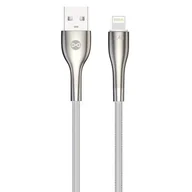 Kable USB - Kabel USB- Lightning FOREVER Sleek 1 m Biały - miniaturka - grafika 1