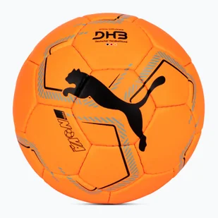 Piłka do piłki ręcznej PUMA Nova Match fluo orange/blue atoll rozmiar 3 - Piłka ręczna - miniaturka - grafika 1