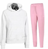 Spodnie sportowe damskie - 4F DAMSKI DRES BAWEĹNA KOMPLET BLUZA SPODNIE / rozm M - miniaturka - grafika 1
