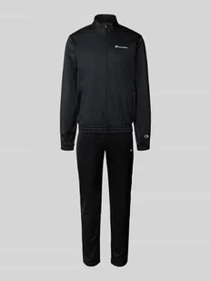 Dres ze stójką i zamkiem błyskawicznym - Spodnie sportowe męskie - miniaturka - grafika 1