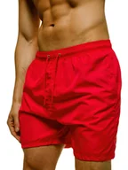 Kąpielówki męskie - SPODENKI KĄPIELOWE MĘSKIE CZERWONE OZONEE O/YW07002/5 - Ozonee - miniaturka - grafika 1