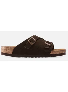 Birkenstock Skórzane klapki "Zurich" w kolorze brązowym - Klapki i japonki męskie - miniaturka - grafika 1