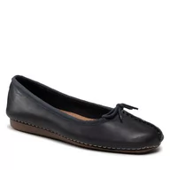 Baleriny - Clarks Baleriny Freckle Ice 203529324 Navy Leather - miniaturka - grafika 1