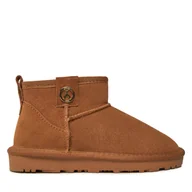 Buty dla dziewczynek - Śniegowce Patrizia Pepe PPJ793.24 S Brązowy - miniaturka - grafika 1