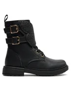 Buty dla dziewczynek - Geox Botki J Eclair Girl J369QN 000BC C9999 M Czarny - miniaturka - grafika 1