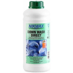 Płyn do prania ubrań i sprzętu wypełnionego puchem Nikwax Down Wash Direct 1 L - Środki do obuwia i ubrań - miniaturka - grafika 1