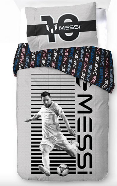 Lionel Messi Pościel 140 x 200 Bawełna Poszewka 70x90 Inter Miami Kibic