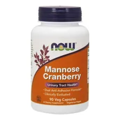 Układ moczowy i płciowy - Now Foods Mannose Cranberry 90 kaps.(Now Foods) TT001607 - miniaturka - grafika 1