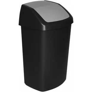 Kosz na śmieci Curver Swing Top czarny 50L - Kosze na śmieci - miniaturka - grafika 1