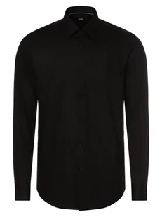 BOSS Koszula męska Mężczyźni Slim Fit Bawełna czarny wzorzysty, 40 - Koszule męskie - miniaturka - grafika 1