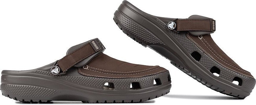 Crocs Chodaki sandały klapki męskie Crocs Yukon Vista II LR Clog brązowe 207689 23D 43-44