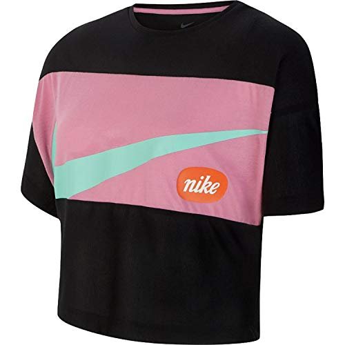Nike G Nk Top Ss Jdiy T-shirt - czarny/magiczny flaming/szmaragdowy wzrok), mały
