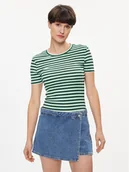 Koszulki i topy damskie - Pepe Jeans T-Shirt Jada PL505847 Zielony Regular Fit - miniaturka - grafika 1