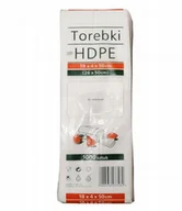 Folia, papier śniadaniowy, serwetki - HDPE Torebki Spożywcze 18x4x50 1000szt. - miniaturka - grafika 1