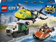 Klocki - LEGO City Zestaw z samolotem, ciężarówką serwisową i poduszkowcem 60505 - miniaturka - grafika 1