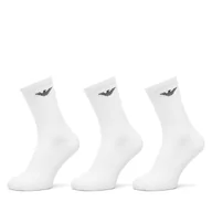 Skarpetki męskie - Skarpety długie Emporio Armani EM000554 AF14499 M0066 Biały - miniaturka - grafika 1