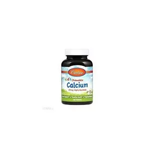 Carlson Labs Kid's Chewable Calcium 60 Tablets - Witaminy i minerały dla sportowców - miniaturka - grafika 1
