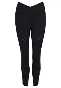 Superdry Damskie legginsy modelujące Flex Mesh, Czarny, 38 - Legginsy - miniaturka - grafika 1