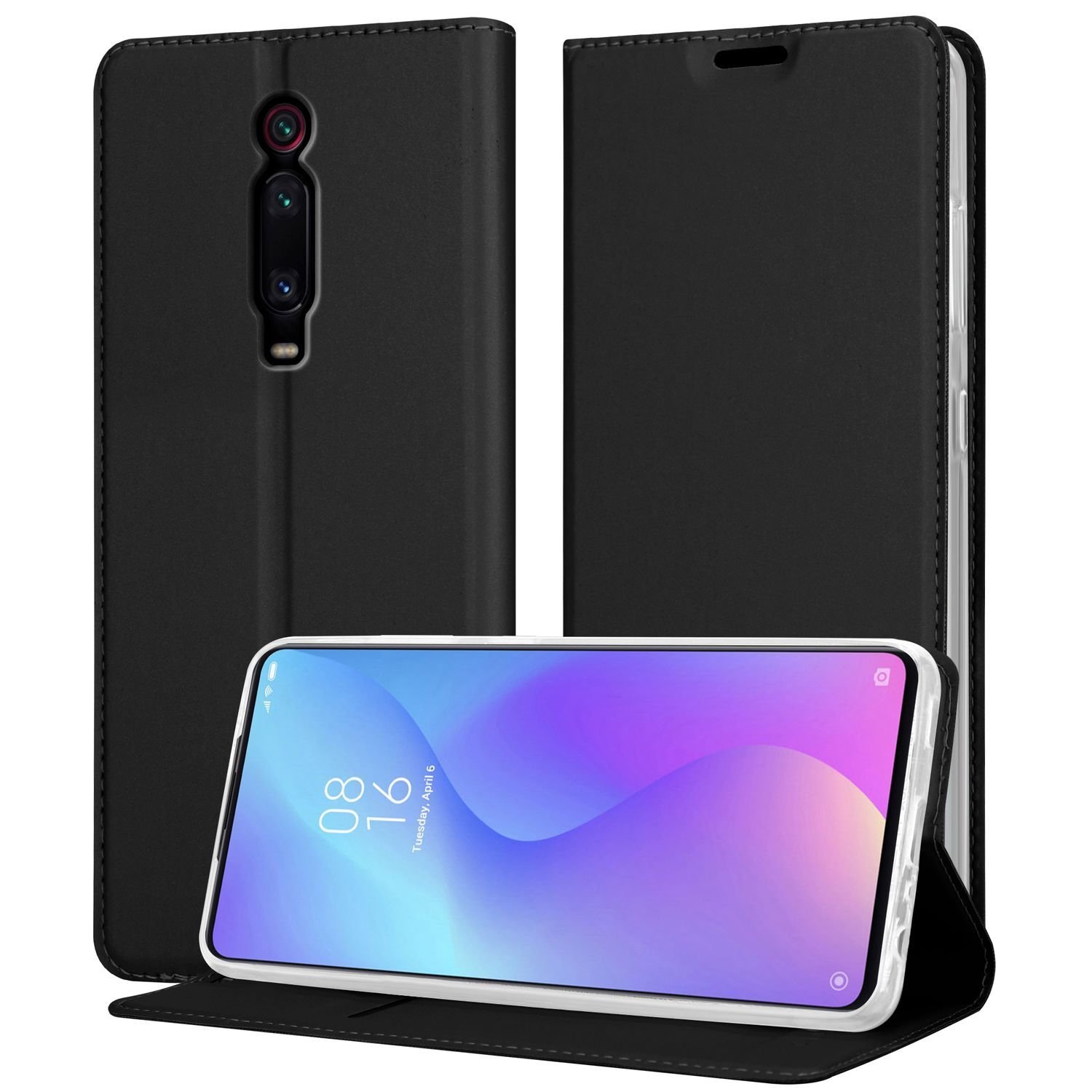 Etui ochronne Cadorabo na telefon komórkowy Xiaomi Mi 9T / Mi 9T PRO / RedMi K20 / RedMi K20 PRO w kolorze czarnym Cover Etui Book